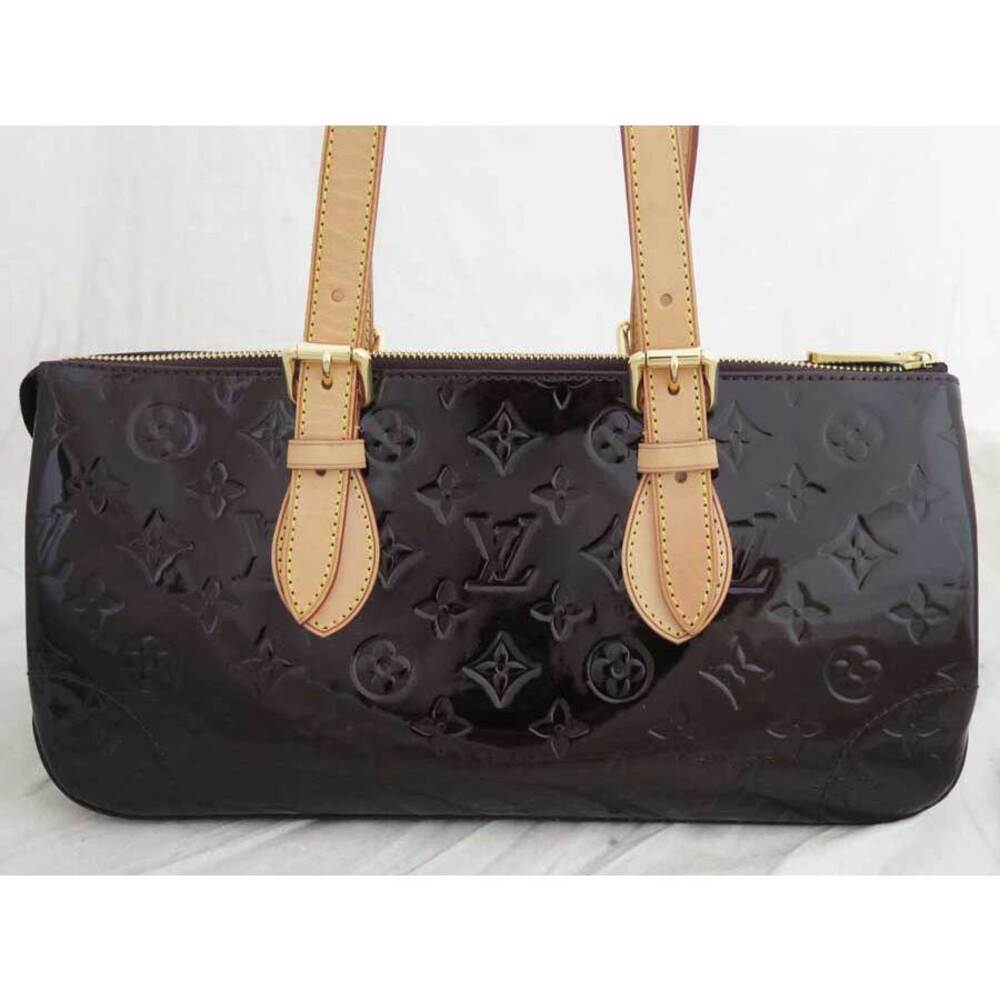 Louis Vuitton Purple Vernis Rosewood Amaranth Shoulder Avenue Monogram Bag